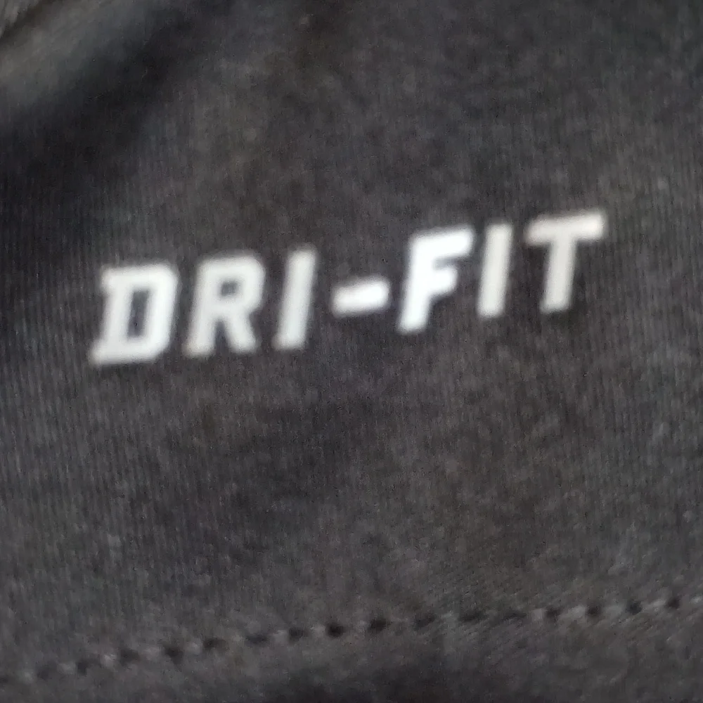 Nike Dri Fit Black with Large Yellow Swoosh Sleeveless T-shirt Size L